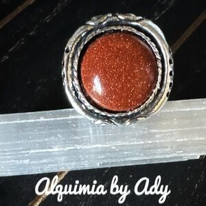 Alquimia Brown Ring sunstone adju